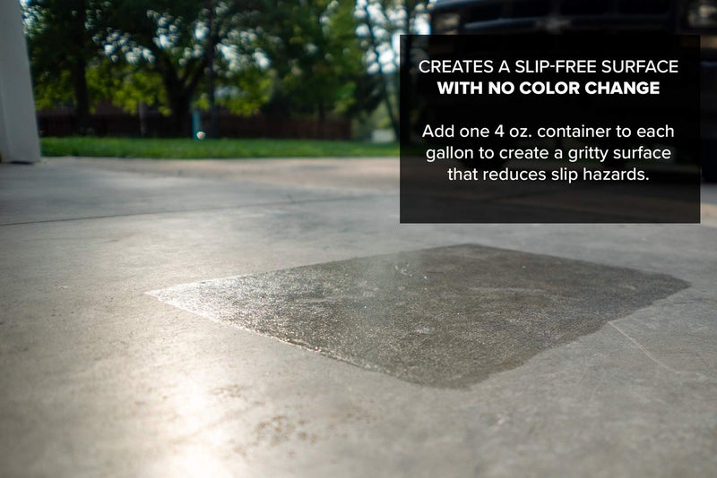 MasonryDefender Paint Additive Fine Grit 300595 - Non Slip, Clear, Floor Grip for Acrylic Sealers - 4 oz. - Image 5